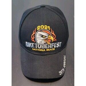 2021 29th Annual BIKETOBERFEST Bike Week Daytona Baseball Cap Black Hat